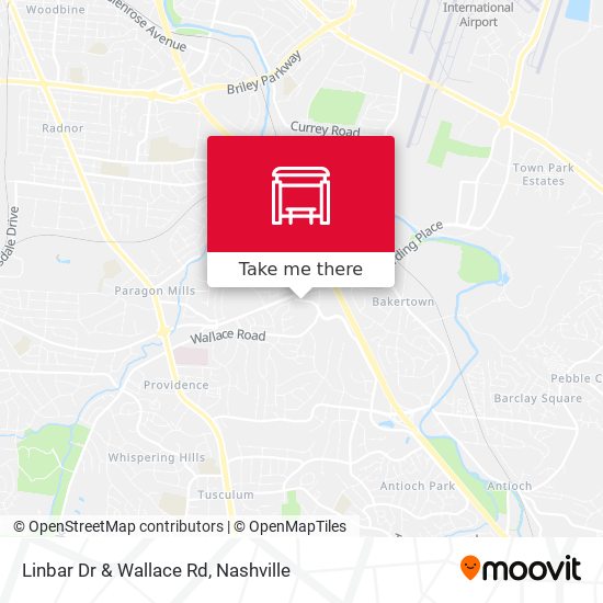 Mapa de Linbar Dr & Wallace Rd