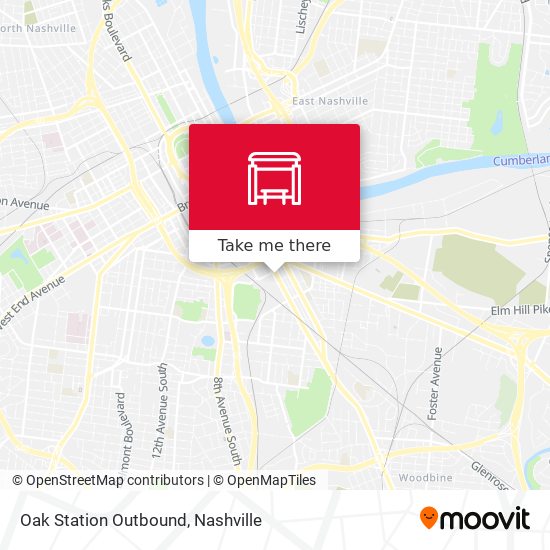 Mapa de Oak Station Outbound