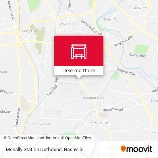 Mapa de Mcnally Station Outbound