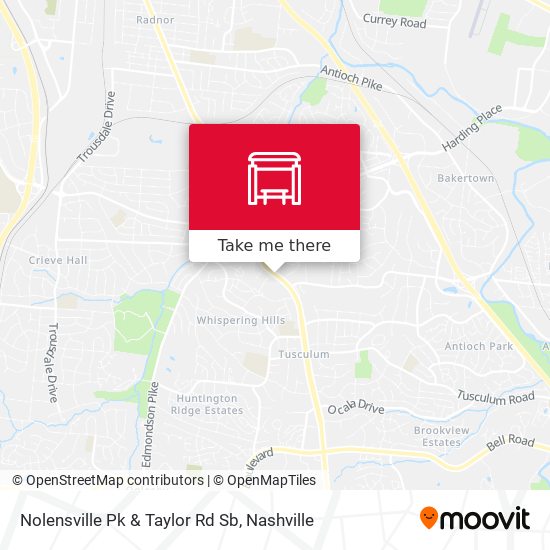 Mapa de Nolensville Pk & Taylor Rd Sb
