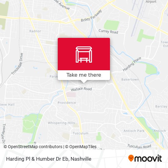 Mapa de Harding Pl & Humber Dr Eb