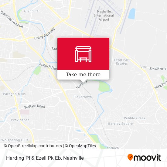 Mapa de Harding Pl & Ezell Pk Eb
