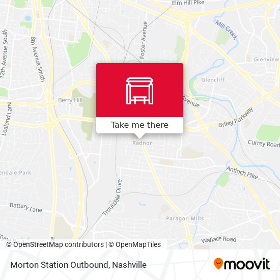 Mapa de Morton Station Outbound