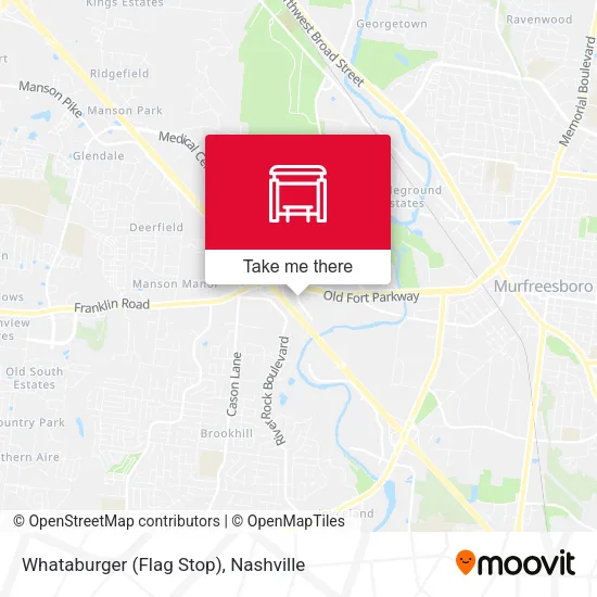 Mapa de Whataburger (Flag Stop)