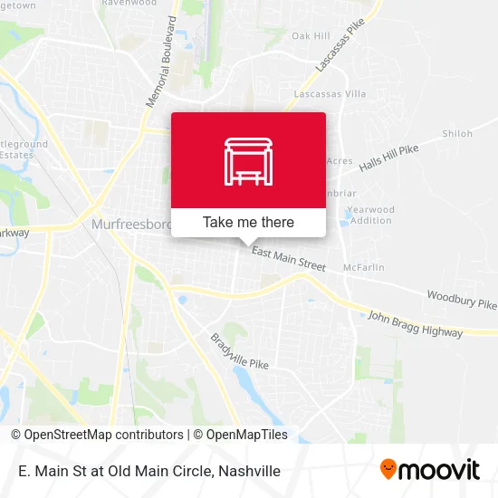 Mapa de E. Main St at Old Main Circle