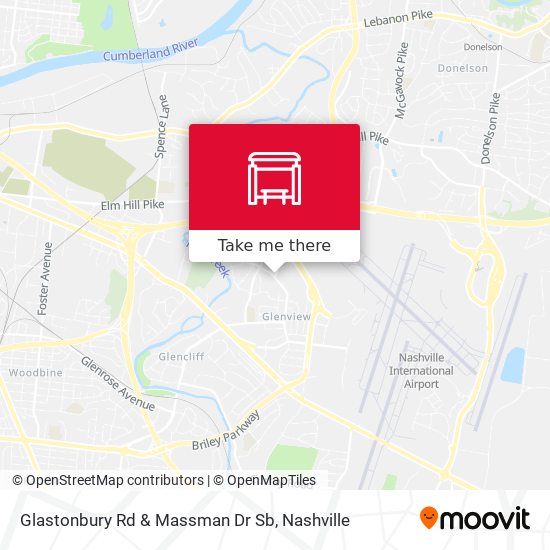 Glastonbury Rd & Massman Dr Sb map
