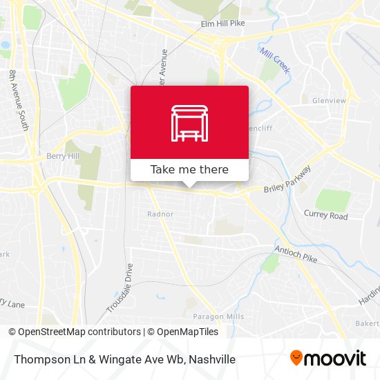 Mapa de Thompson Ln & Wingate Ave Wb