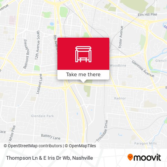 Mapa de Thompson Ln & E Iris Dr Wb