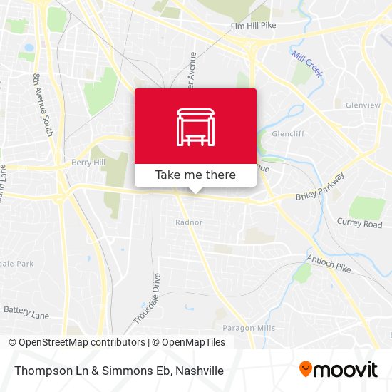 Thompson Ln & Simmons Eb map