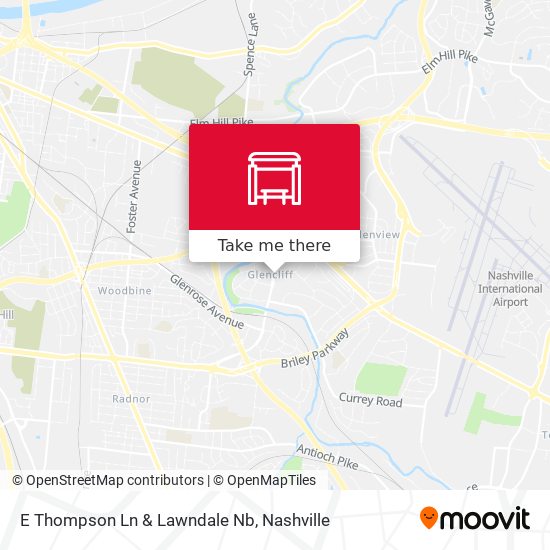Mapa de E Thompson Ln & Lawndale Nb
