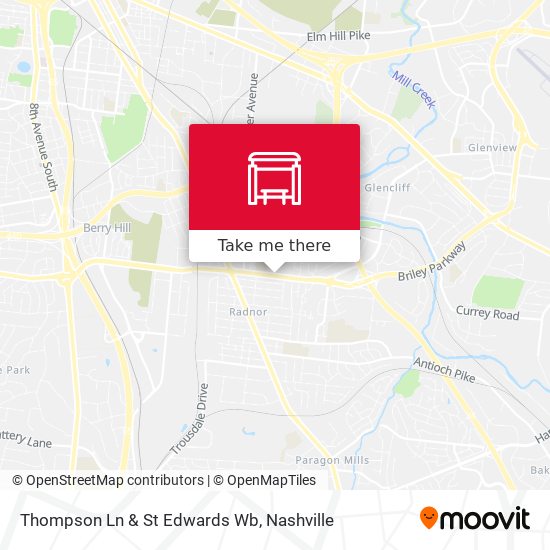 Thompson Ln & St Edwards Wb map