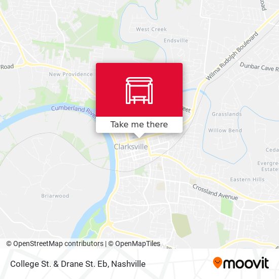 College St. & Drane St. Eb map
