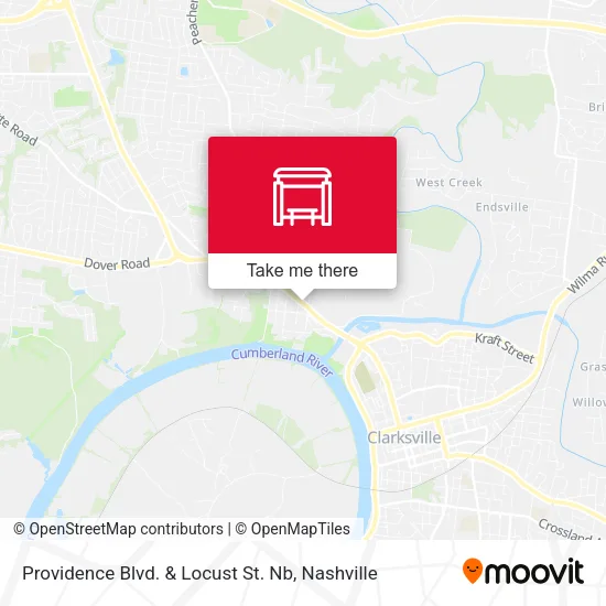 Mapa de Providence Blvd. & Locust St. Nb