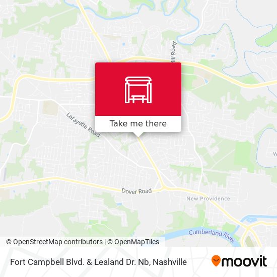 Mapa de Fort Campbell Blvd. & Lealand Dr. Nb