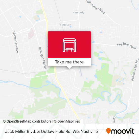 Jack Miller Blvd. & Outlaw Field Rd. Wb map