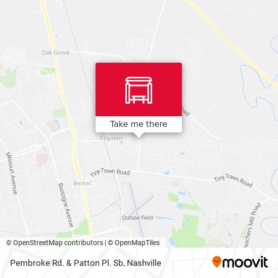 Pembroke Rd. & Patton Pl. Sb map