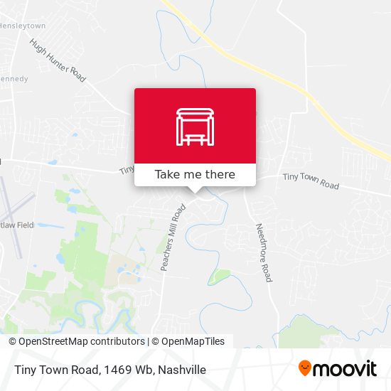 Tiny Town Road, 1469 Wb map