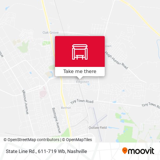 State Line Rd., 611-719 Wb map