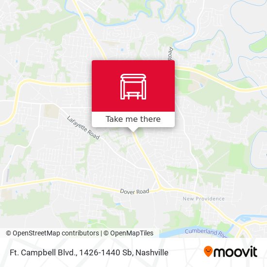 Mapa de Ft. Campbell Blvd., 1426-1440 Sb
