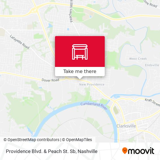 Providence Blvd. & Peach St. Sb map