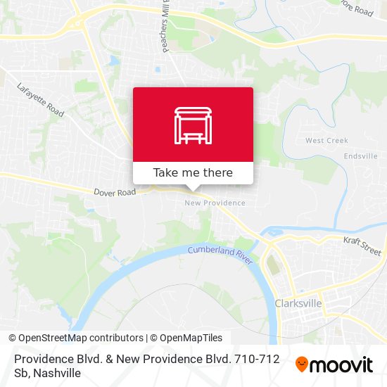 Mapa de Providence Blvd. & New Providence Blvd. 710-712 Sb