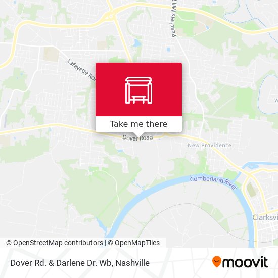 Dover Rd. & Darlene Dr. Wb map