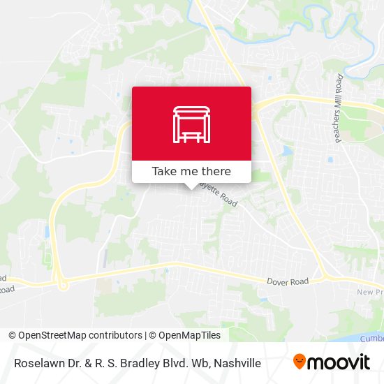 Mapa de Roselawn Dr. & R. S. Bradley Blvd. Wb