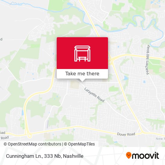 Mapa de Cunningham Ln., 333 Nb