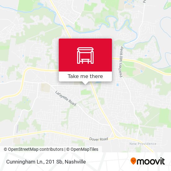 Mapa de Cunningham Ln., 201 Sb