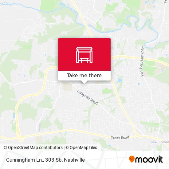 Mapa de Cunningham Ln., 303 Sb
