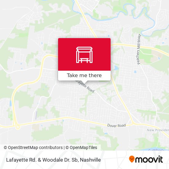 Mapa de Lafayette Rd. & Woodale Dr. Sb
