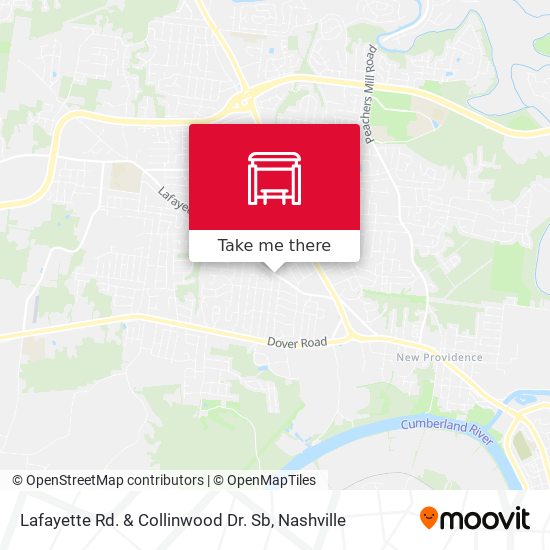 Mapa de Lafayette Rd. & Collinwood Dr. Sb
