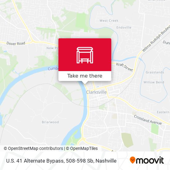 Mapa de U.S. 41 Alternate Bypass, 508-598 Sb