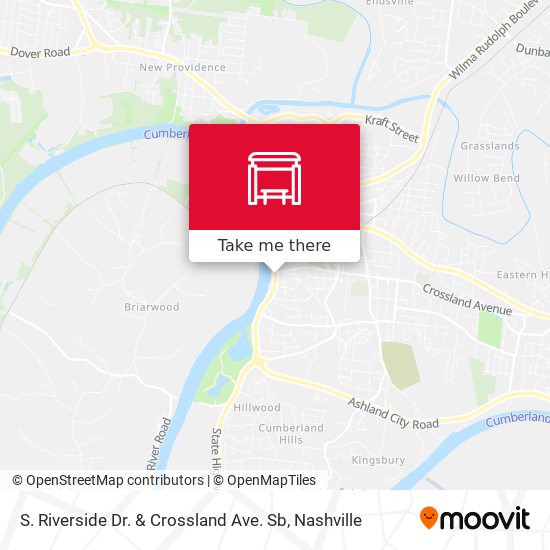 S. Riverside Dr. & Crossland Ave. Sb map