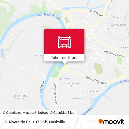 S. Riverside Dr., 1070 Sb map
