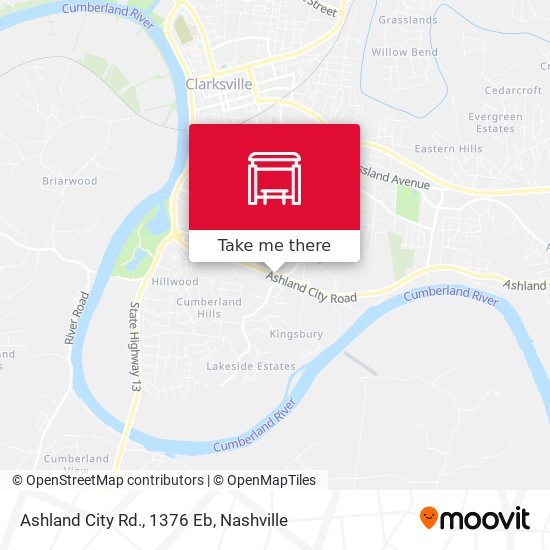 Ashland City Rd., 1376 Eb map
