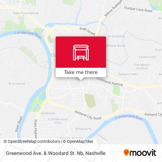 Mapa de Greenwood Ave. & Woodard St. Nb