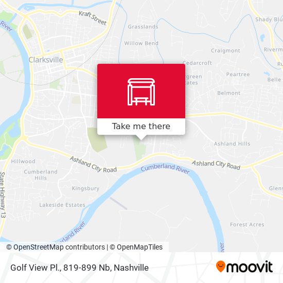 Mapa de Golf View Pl., 819-899 Nb