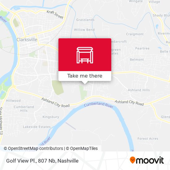 Golf View Pl., 807 Nb map