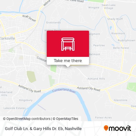 Mapa de Golf Club Ln. & Gary Hills Dr. Eb