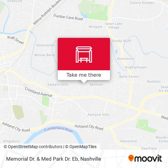 Memorial Dr. & Med Park Dr. Eb map