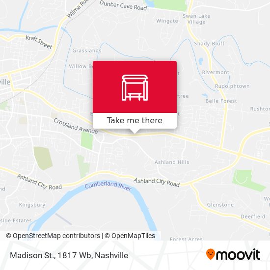 Madison St., 1817 Wb map