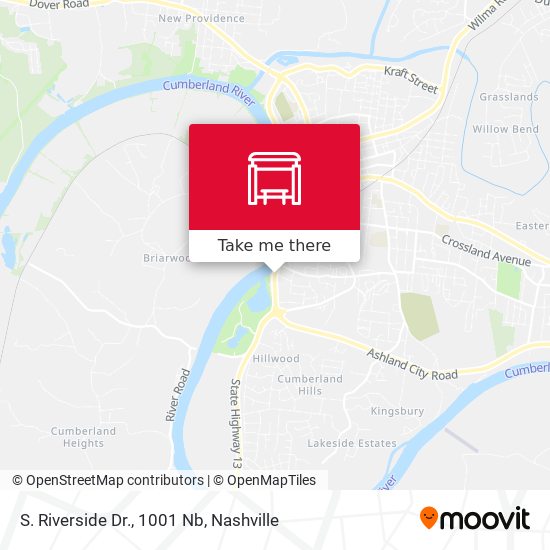 S. Riverside Dr., 1001 Nb map