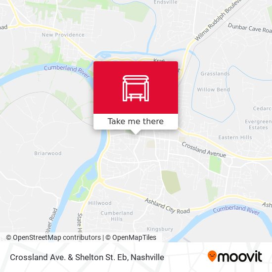 Crossland Ave. & Shelton St. Eb map