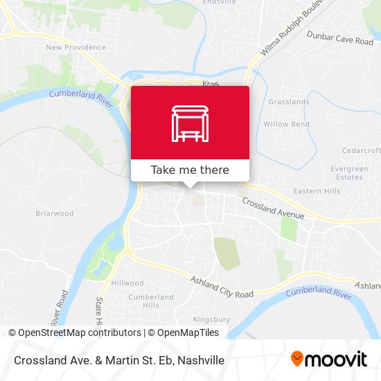 Mapa de Crossland Ave. & Martin St. Eb