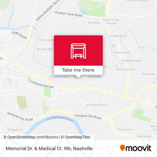 Memorial Dr. & Medical Ct. Wb map