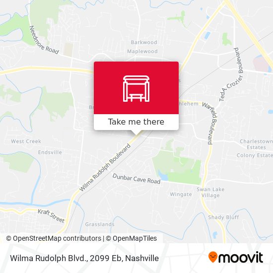 Mapa de Wilma Rudolph Blvd., 2099 Eb