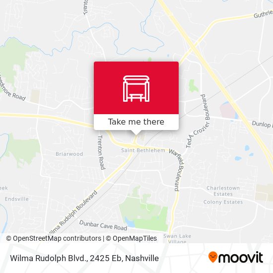 Wilma Rudolph Blvd., 2425 Eb map
