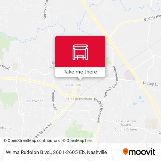 Wilma Rudolph Blvd., 2601-2605 Eb map
