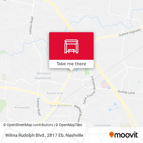 Wilma Rudolph Blvd., 2817 Eb map